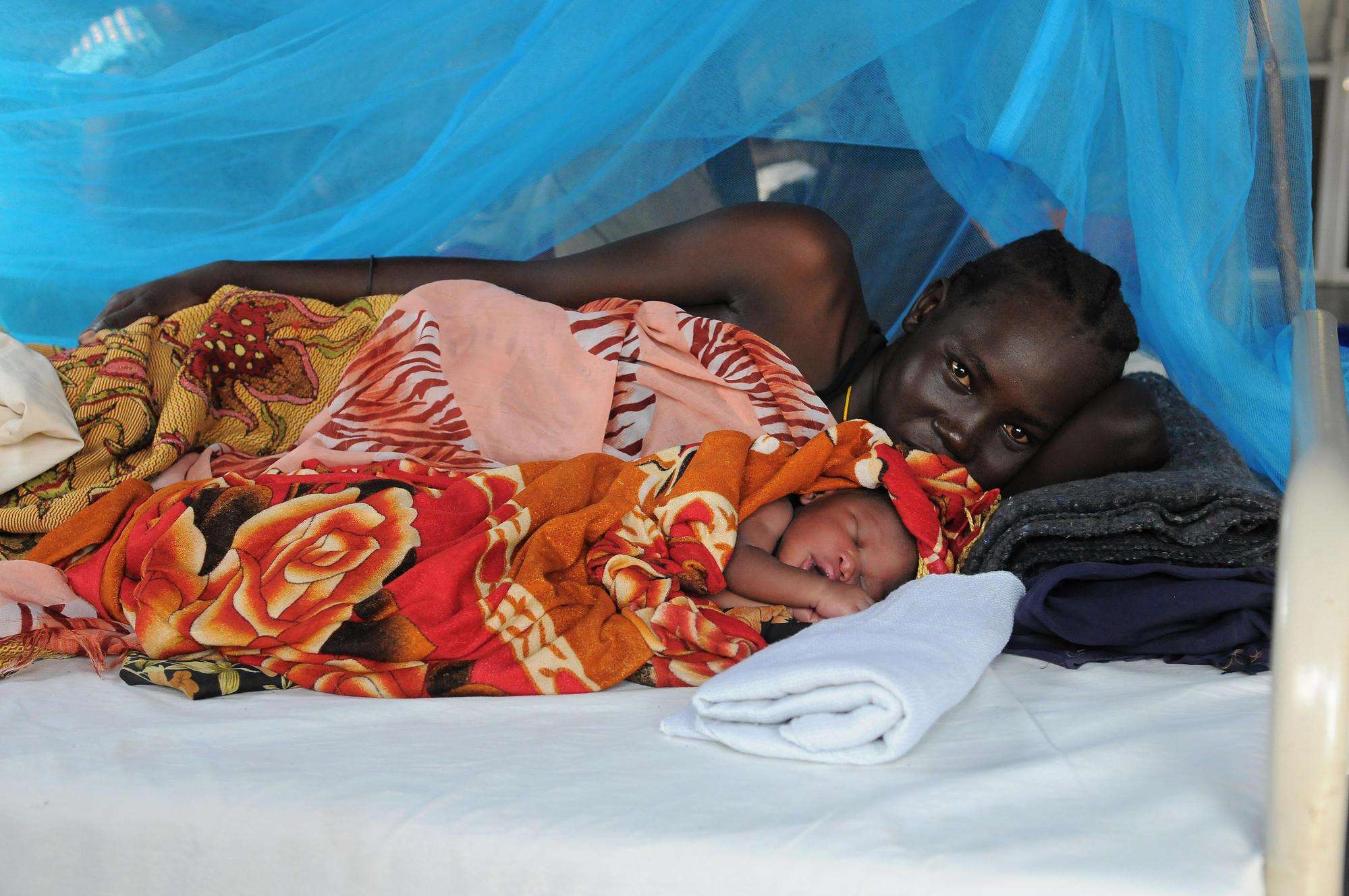 Maternity ward in Doro refugee camp