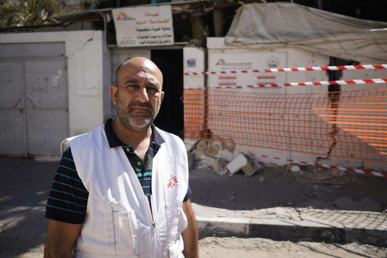 Aymen al-Djaroucha, MSF Field coordinator in Gaza