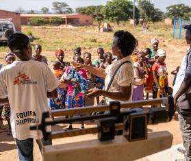 MSF health promotion teams raise awareness of malaria and malnutrition in Angola